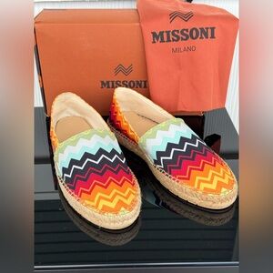 Missoni Multicolor Zigzag Espadrilles